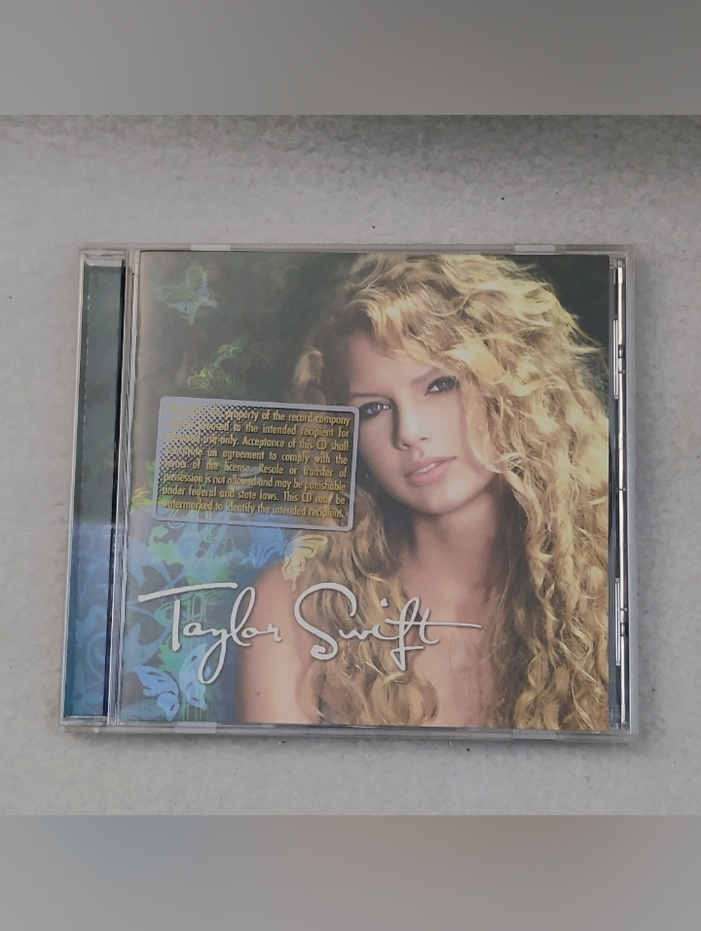 Taylor Swift - Radio Promo Debut, 2006 First Edition Self Titled Original Lyrics